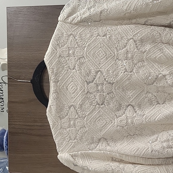 Maje-Lichet Sequined Tie-Waist Top-Size Small - Picture 15 of 17